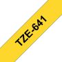Brother Labeltape P-touch TZE-641 18mm zwart op geel - Thumbnail 1
