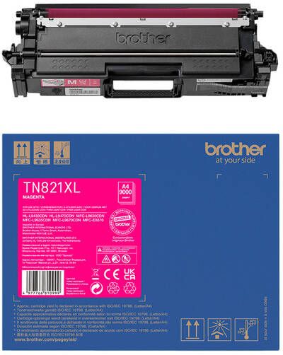 Brother Toner TN-821XLM rood