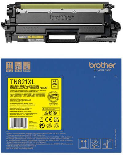 Brother Toner TN-821XLY geel