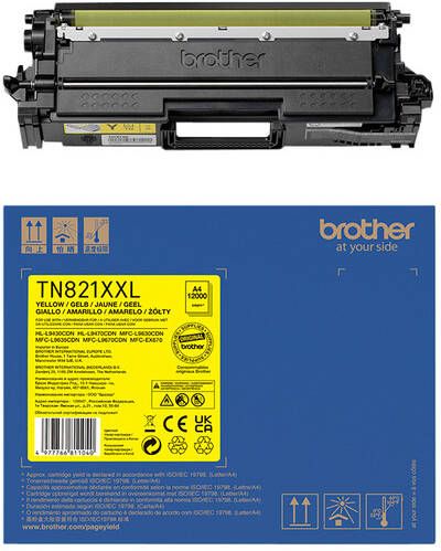 Brother Toner TN-821XXLY geel
