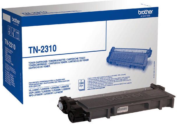 Brother toner 1.200 pagina&apos;s OEM TN-2310 zwart