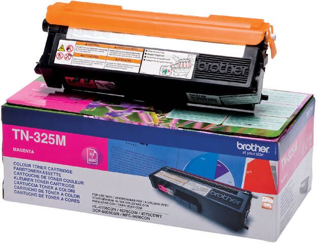 Brother TN-325M tonercartridge 1 stuk(s) Origineel Magenta (TN-325M)