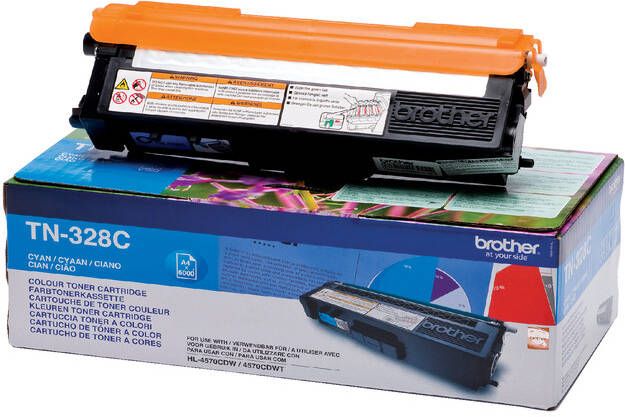 Brother TN-328C tonercartridge 1 stuk(s) Origineel Cyaan (TN-328C)