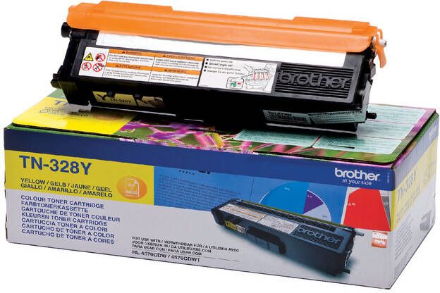 Brother TN-328Y tonercartridge 1 stuk(s) Origineel Geel (TN-328Y)