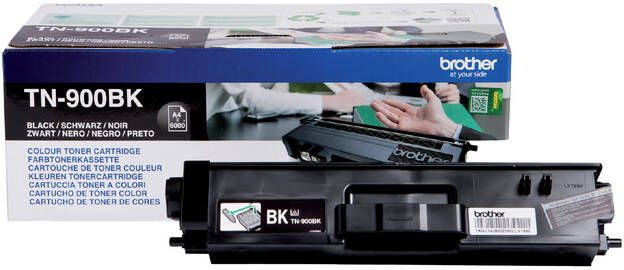 Brother TN-900BK tonercartridge 1 stuk(s) Origineel Zwart (TN-900BK)