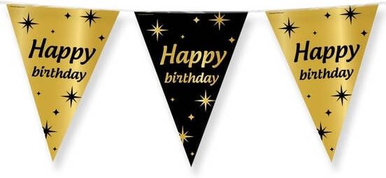 Bruna office Classy Party flags foil Happy Birthday