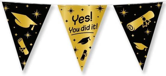 Bruna office Classy Party flags foil You did it