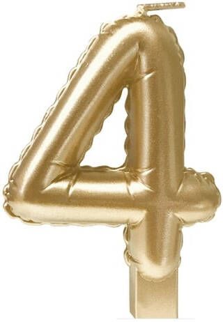 Bruna office Foil balloon candle gold 4