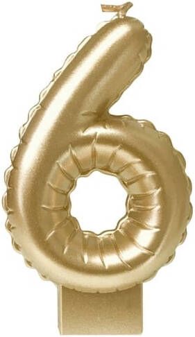 Bruna office Foil balloon candle gold 6