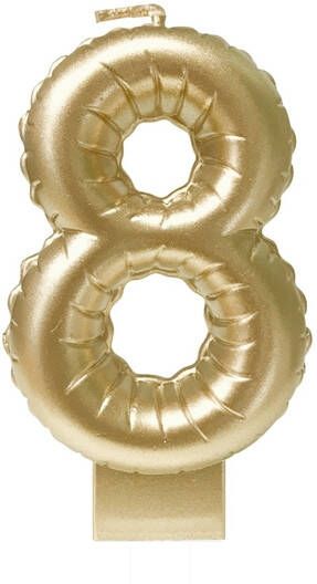 Bruna office Foil balloon candle gold 8