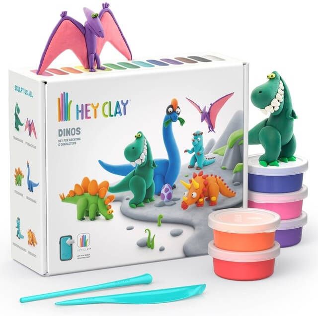 Bruna office Klei Hey Clay dinos set Ã  15 delen