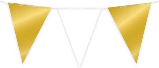 Bruna office Party Flag Foil Gold and white