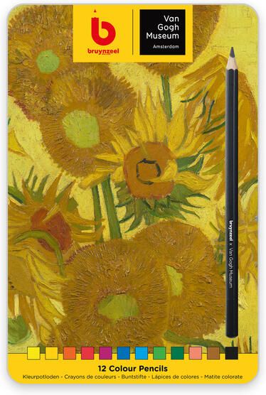 Bruynzeel Kleurpotloden Van Gogh Museum assorti blik à 12 stuks