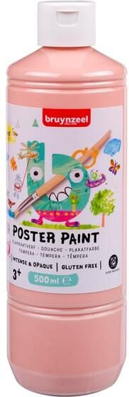 Bruynzeel Plakkaatverf fles Ã  500ml beige roze