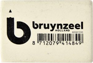 Bruynzeel Gum extra zacht display à 30 stuks wit