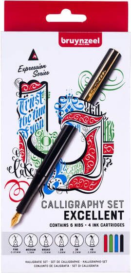 Bruynzeel Kalligrafiepen luxe setà 14 stuks 60344014