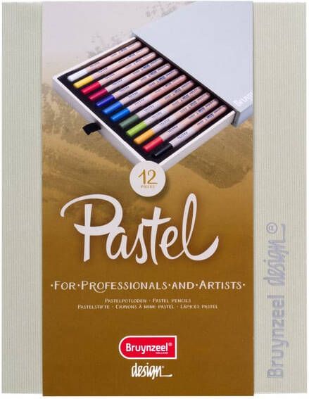 Bruynzeel Design Kleurpotloden Bruynzeel 8840 Design pastel 12stuks assort