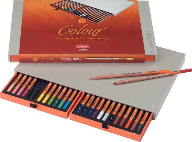 Bruynzeel Kleurpotlood Design set Ã¡ 24 stuks assorti