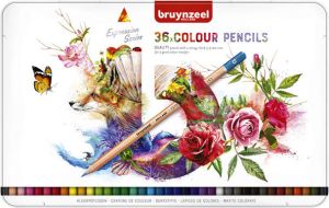 Bruynzeel Kleurpotloden Expression colour blik Ã  36 stuks assorti