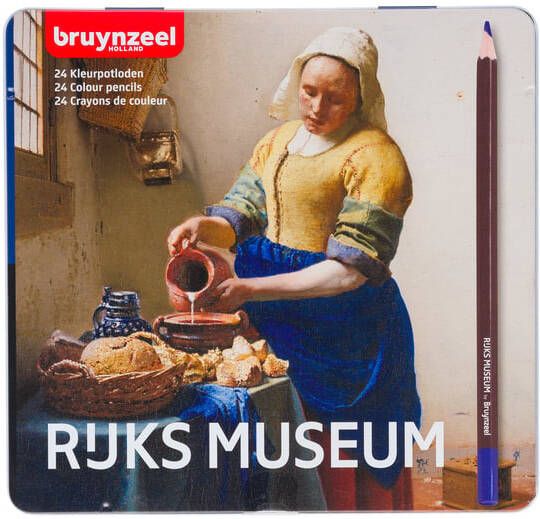 Bruynzeel Kleurpotloden Melkmeisje blik Ã  24 stuks assorti