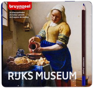Bruynzeel Kleurpotloden Melkmeisje blik à 24 stuks assorti