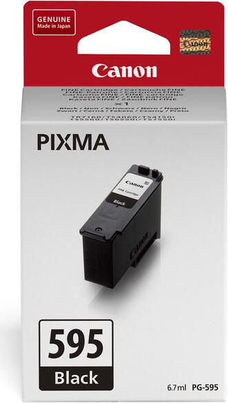 Canon PG-595 inktcartridge 1 stuk(s) Origineel Zwart (7171C001) - Foto 1