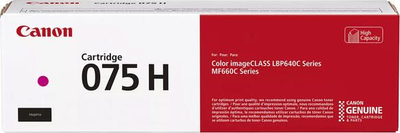 Canon 075 H tonercartridge 1 stuk(s) Origineel Magenta (6367C002)