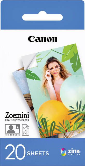 Canon Fotopapier Zoemini ZP-2030 20vel