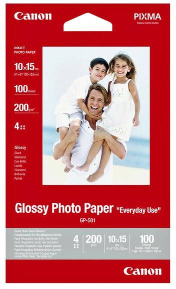 Canon fotopapier GP-501 Glossy ft 10 x 15 cm 210 g pak van 100 vel