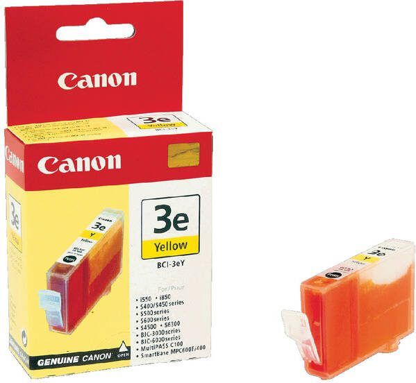 Canon BCI-3EY inktcartridge 1 stuk(s) Origineel Geel (4482A002)