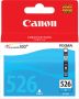 Canon inktcartridge CLI-526C 462 pagina&apos;s OEM 4541B001 cyaan - Thumbnail 2