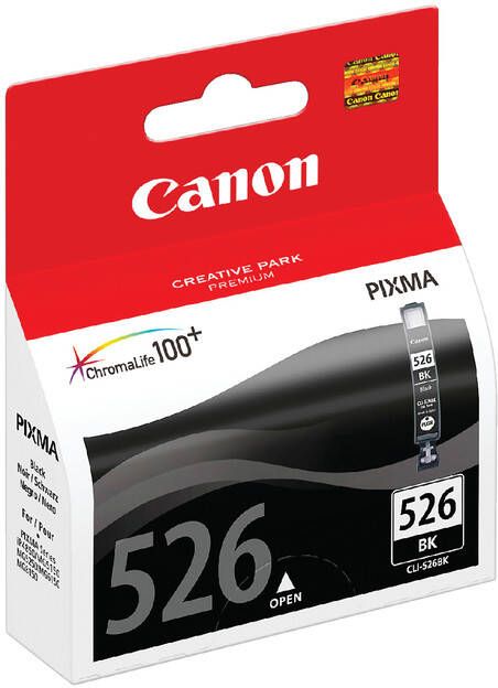 Canon inktcartridge CLI-526BK 2.185 pagina&apos;s OEM 4540B001 zwart