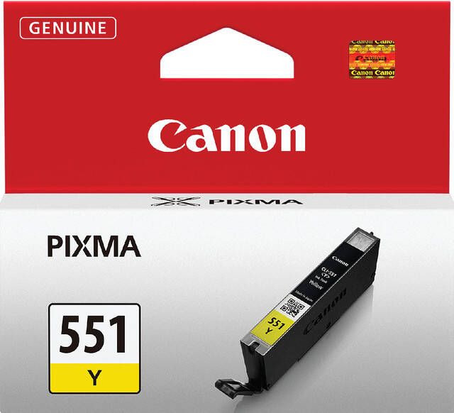 Canon Inktcartridge CLI-551 geel