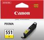 Canon inktcartridge CLI-551Y 344 pagina&apos;s OEM 6511B001 geel - Thumbnail 2