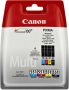 Canon 6509B009 inktcartridge 4 stuk(s) Origineel Normaal rendement Zwart Cyaan Magenta Geel (6509B009) - Thumbnail 1