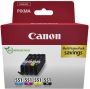Canon 6509B009 inktcartridge 4 stuk(s) Origineel Normaal rendement Zwart Cyaan Magenta Geel (6509B009) - Thumbnail 1