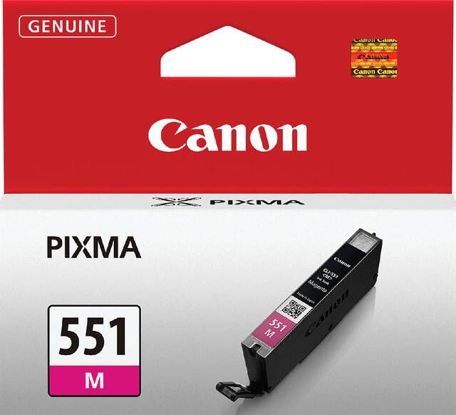 Canon inktcartridge CLI-551M 319 pagina&apos;s OEM 6510B001 magenta