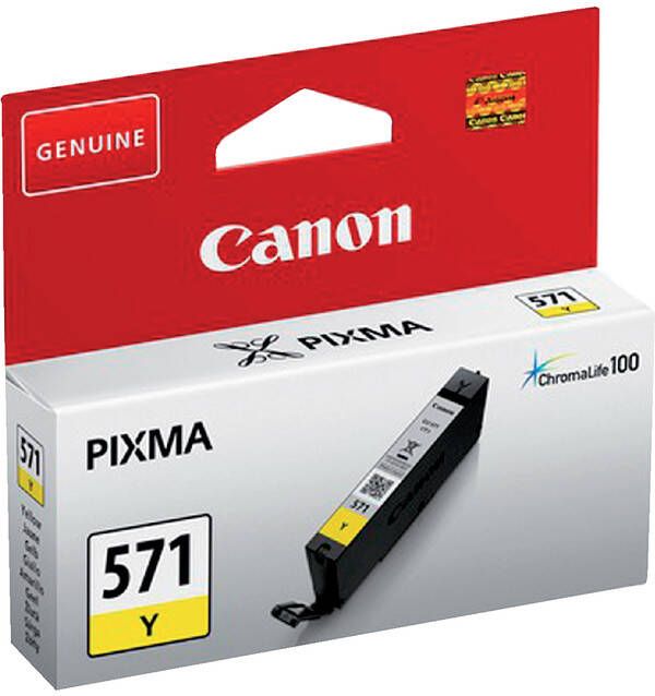 Canon Inktcartridge CLI-571 geel