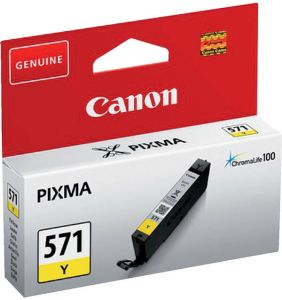Canon inktcartridge CLI-571Y 345 pagina&apos;s OEM 0388C001 geel