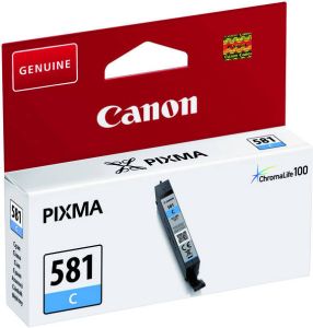 Canon inktcartridge CLI-581C 259 pagina&apos;s OEM 2103C001 cyaan