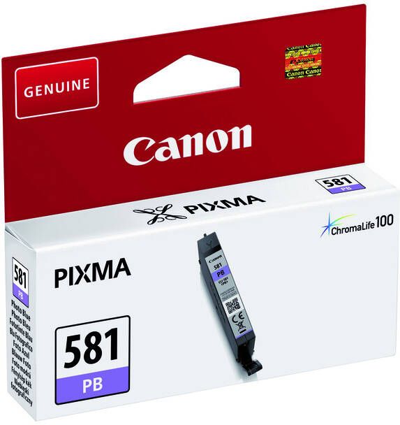 Canon Inktcartridge CLI-581 foto blauw