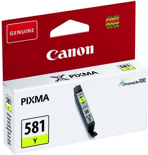 Canon Inktcartridge CLI-581 geel