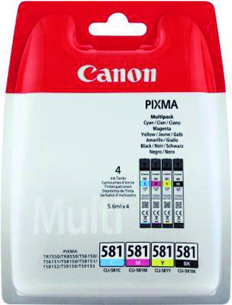 Canon 2103C004 inktcartridge Origineel Zwart Cyaan Magenta Geel (2103C004)