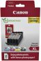 Canon inktcartridge CLI-581 XL 170 520 foto&apos;s OEM 2052C004 4 kleuren + fotopapier - Thumbnail 2