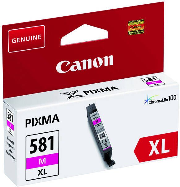 Canon inktcartridge CLI-581M XL 466 pagina&apos;s OEM 2050C001 magenta