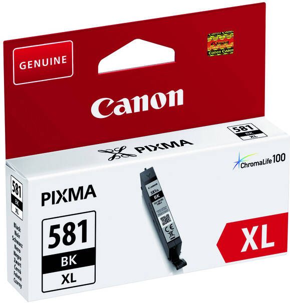 Canon inktcartridge CLI-581BK XL 2.280 pagina&apos;s OEM 2052C001 zwart