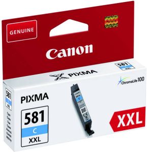 Canon inktcartridge CLI-581C XXL 282 foto&apos;s OEM 1995C001 cyaan