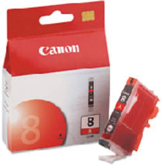 Canon inktcartridge CLI 8R 5790 pagina&apos s OEM 0626B001 rood