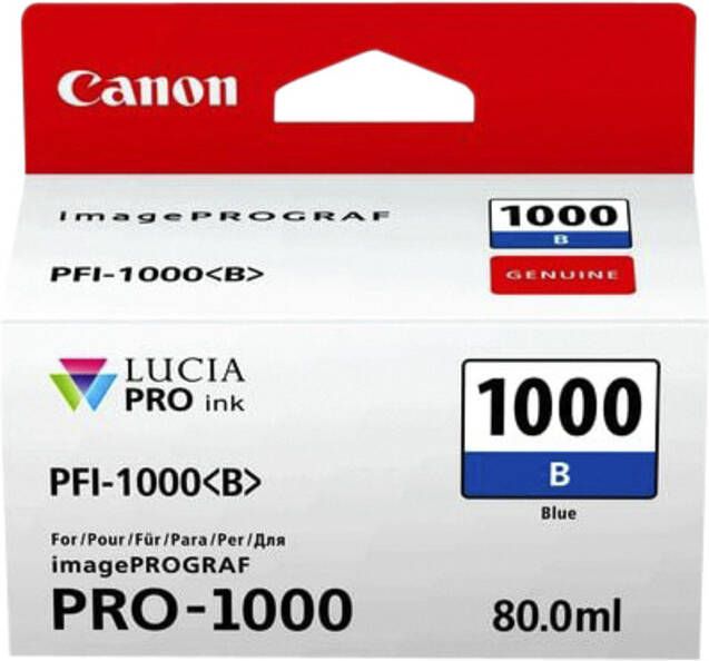 Canon Inktcartridge PFI-1000 blauw - Foto 2