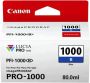 Canon Inktcartridge PFI-1000 blauw - Thumbnail 2